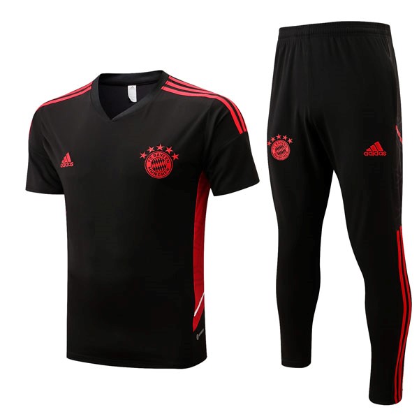 Maglia Bayern Monaco Set Completo 22/23 Nero Rosso